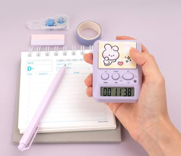 (ONE) BT21 Line Friends Stopwatch