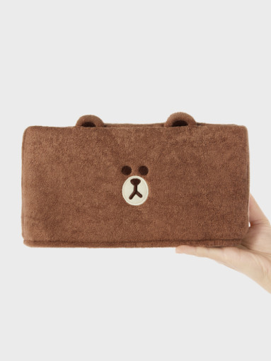 (ONE) LINE FRIENDS - Brown Tissue Case