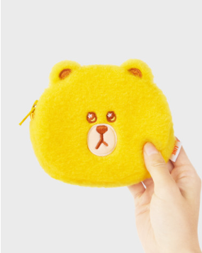 (ONE) LINE FRIENDS - Sally Day Brown Pouch