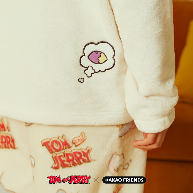 (ONE) Tom and Jerry x KAKAO Friends - Women's Pajamas Tuffy Chunsik