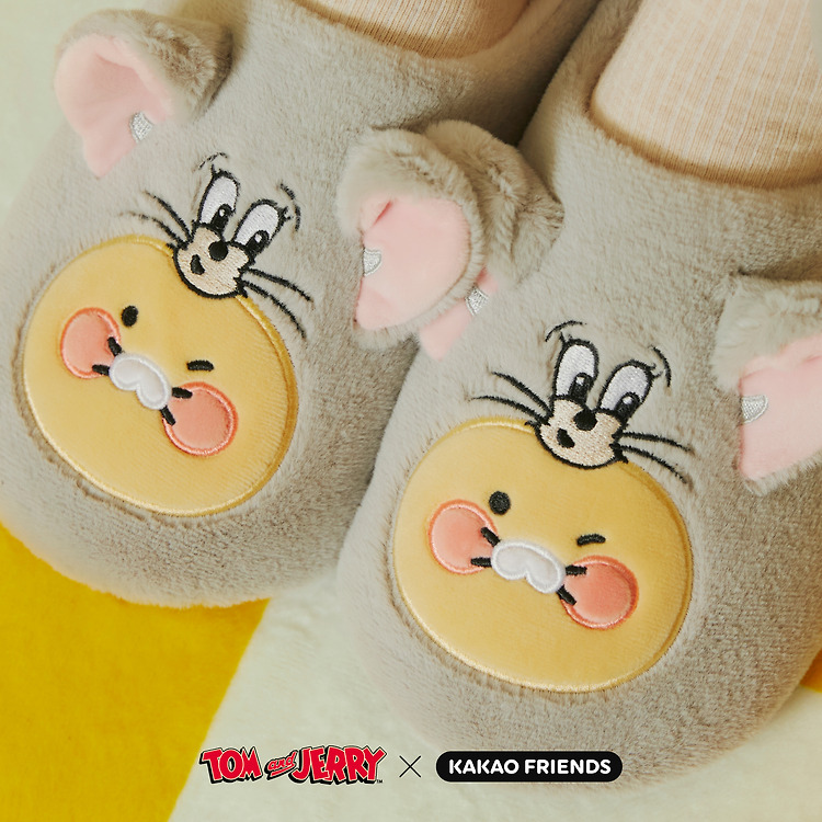 (ONE) Tom and Jerry X KAKAO Friends - Room Shoes Tuffy Chunsik