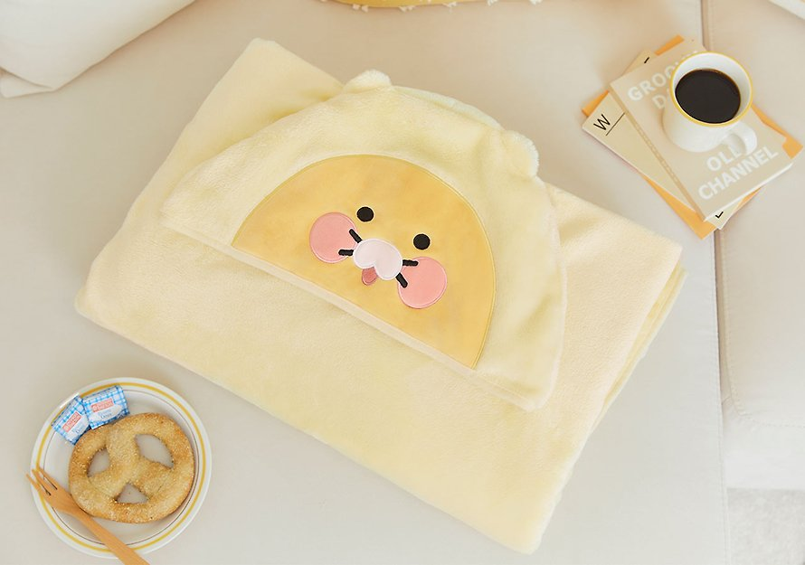 (ONE) KAKAO Friends - Cloak Blanket Chunsik Free Size