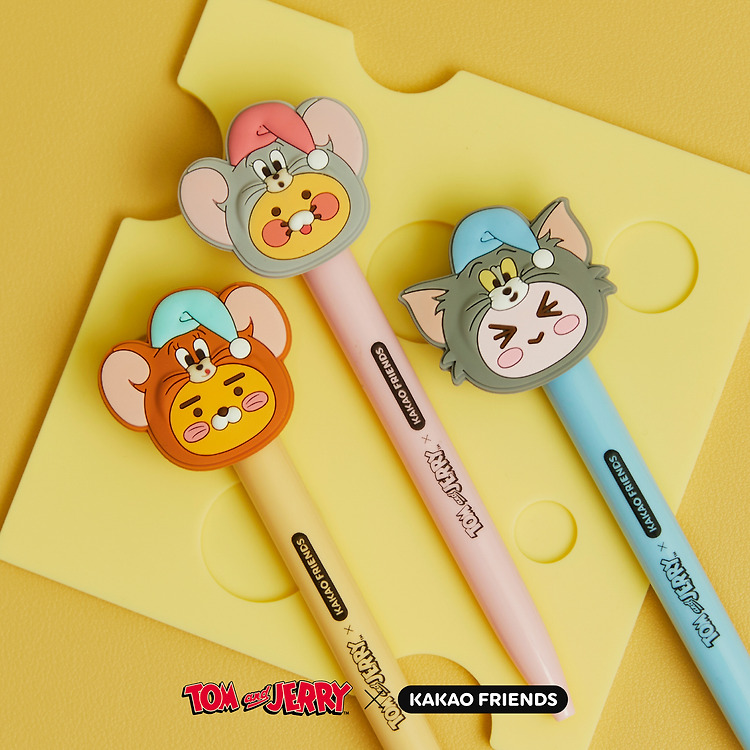 (SET) Tom and Jerry X Kakao Friends - 3 types of Pens