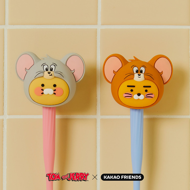 (SET) Tom and Jerry X Kakao Friends - Toothbrush Holder Cover 2 types