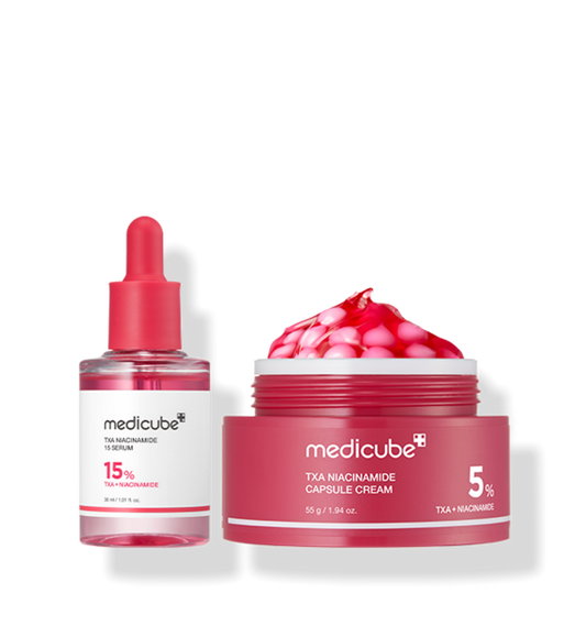 سيت - عنايه بلون البشره تفتيحه   | (SET) TXA - Pink Tonning Set Menu 2