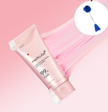 واحد _ صابون كولاجين للوجه ابداء يومك به وستلاحظ الفرق | (ONE) Pink _ Niacinamide Whip Cleanser