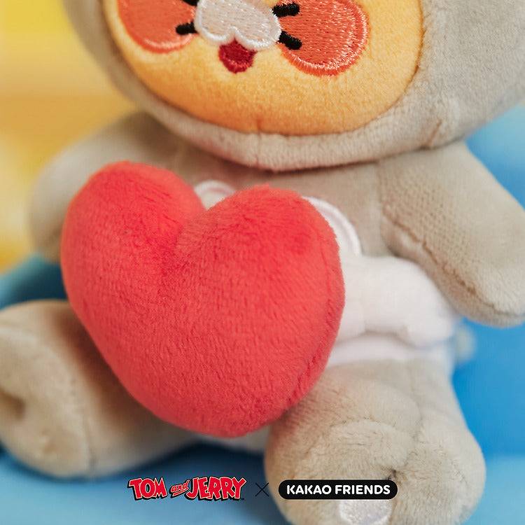 (ONE) Tom and Jerry x Kakao Friends - Keychain Plush Tuffy Chunsik
