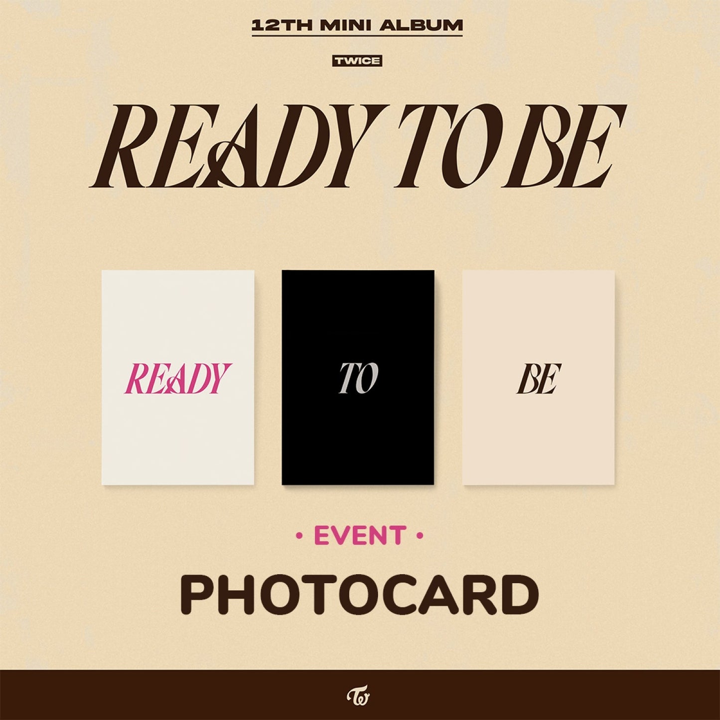(ONE) TWICE - READY TO BE / 12TH MINI ALBUM