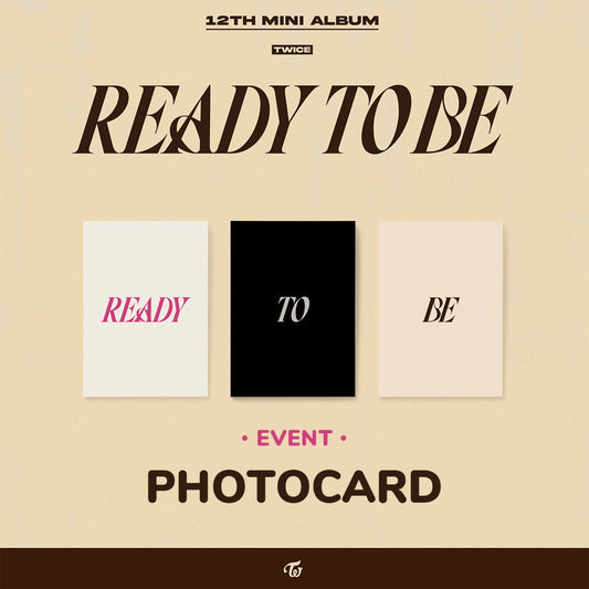 (ONE) TWICE - READY TO BE / 12TH MINI ALBUM