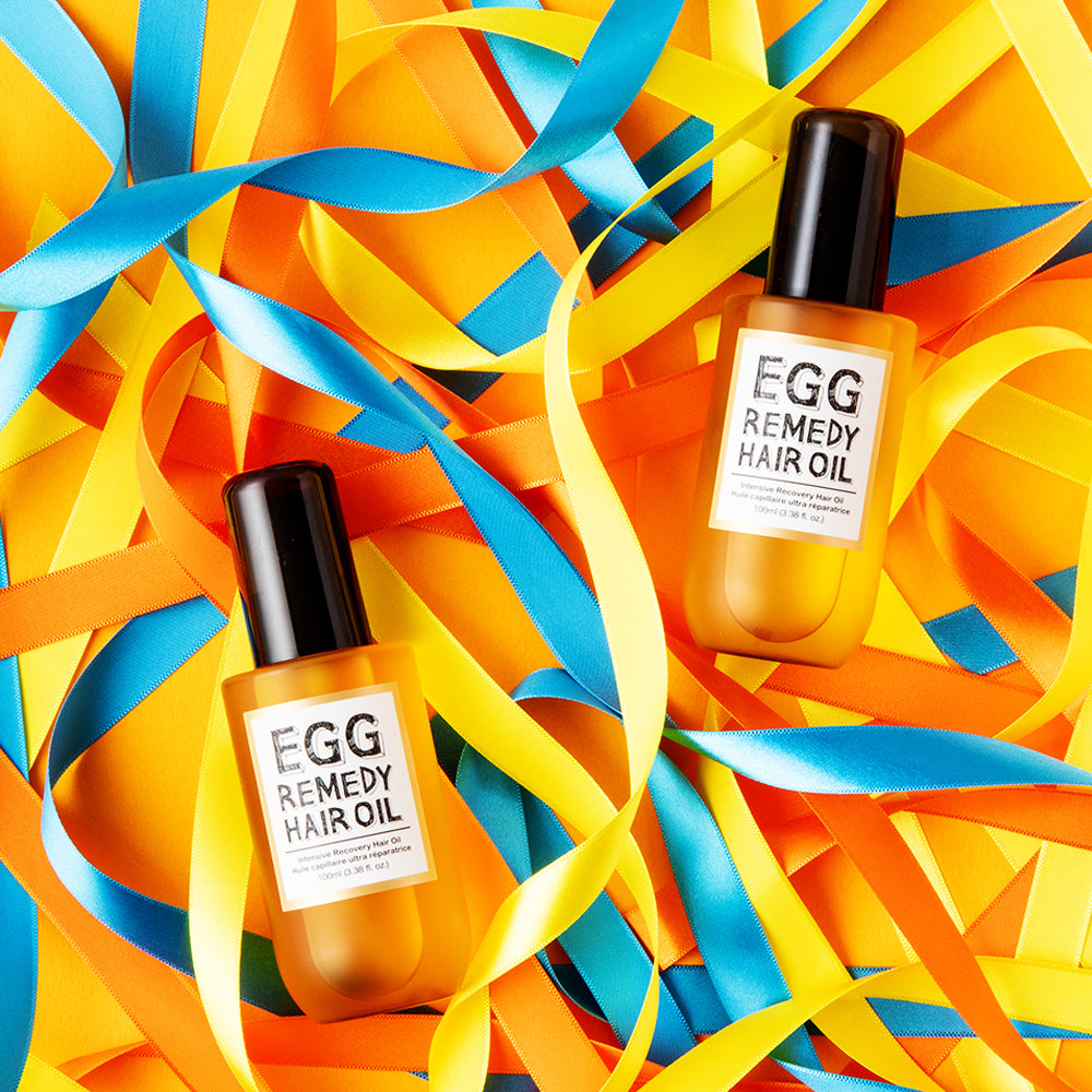 واحد - زيت معالج للشعر يعيد حيويته ولمعانه مصنوع من البيض | (ONE) SKIN CARE - Egg Remedy Hair Oil