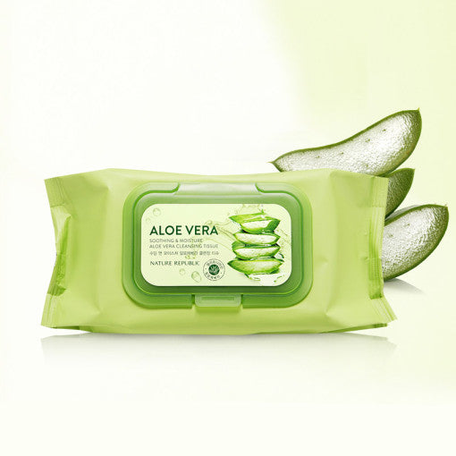 سيت - البشره بعمق من ناتور ريببلك يحتوي على مواد طبيعية ونبتة الصبار| عدد اثنين | (SET) SKIN CARE - Nature Republic - California Aloe Vera Cleansing 2 pie