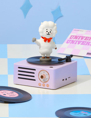 مشغل موسيقى( واحد) لبتس ، بلوتوث، دوار اختار شخصيتك المفضله| (ONE) BT21 Turntable Bluetooth Speaker
