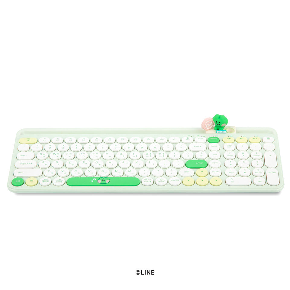 (ONE) Line Friends - Mini Multi Pairing Wireless Keyboard Royce