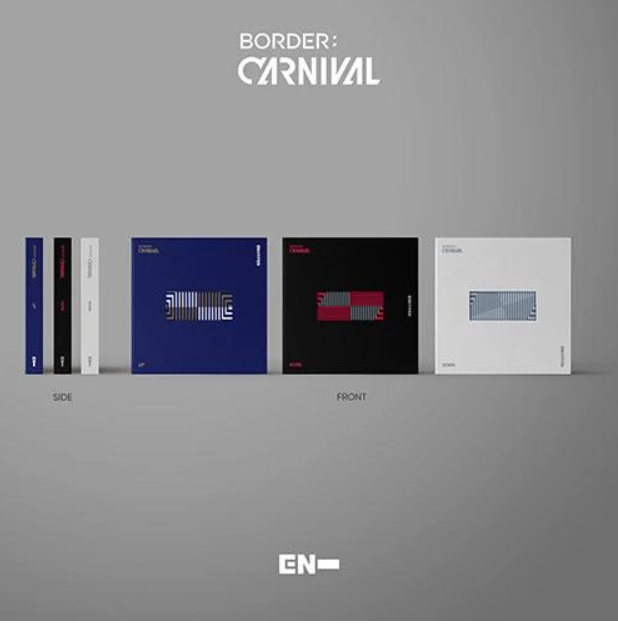 " البوم انهايبن بوردر الجديد سيت من ثلاث كتب | (set) enhypen - border : carnival (cd album) "