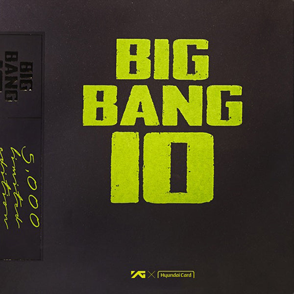 (One) BIGBANG10 THE VINYL LP: LIMITED EDITION البومات لفرقه بيق بانق نادرة