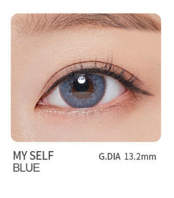 (One) BTS - IDOL MYSELF Blue Lensواو عدسات بي تي اس بلو .... لمده شهر