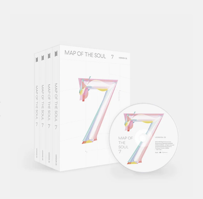 (SET) BTS - Map Of The Soul : البوم ماب اوف سيئول احدث البوم حجمه ضعف حجم البومات العاديه مع فوتوكارد وبوستر جميل