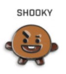 مداليا دبوس المتأرجح علقها على قبعتك | (ONE) BT21 - Swing pin badge معطفك