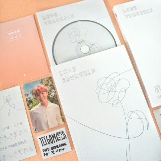 تسليم فوري واحد - اختار الالبوم واحد من الاربعه مع بوستر | (ONE) BTS Album - Love Yourself Her CHOOSE