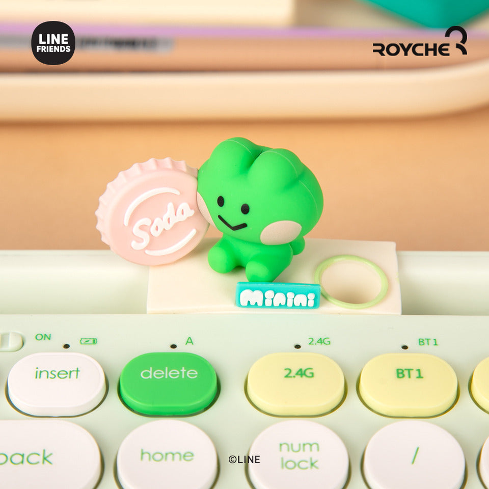 (ONE) Line Friends - Mini Multi Pairing Wireless Keyboard Royce