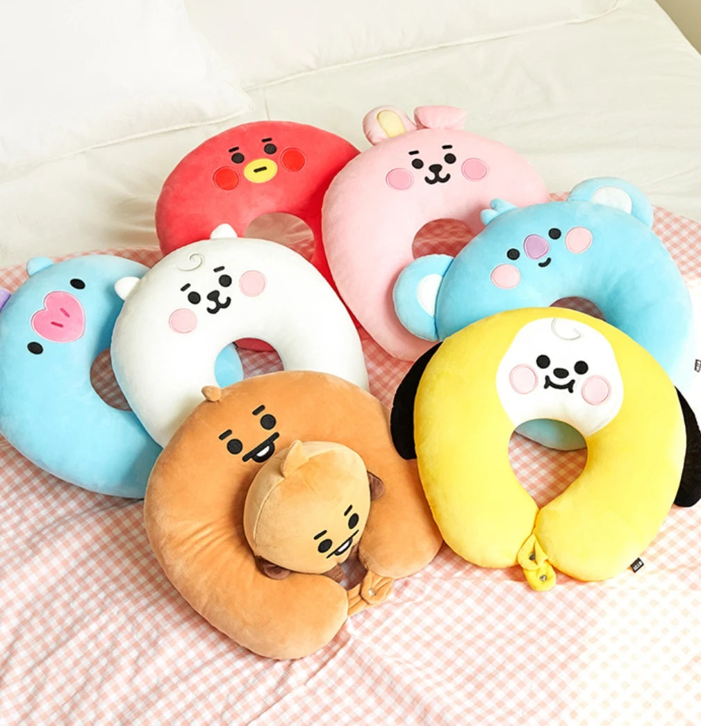 (One) BT21 - BABY Neck Cushion|تصميم جديد لوسادات بي تي اس للعنق