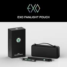 (تسليم فوري) - EXO OFFICIAL FANLIGHT POUCH ( when you buy Alone) - شحن + توصيل + ضريبة = مجانا لدول الخليج حقيبه حفظ لايت اكسو وحملها سعر عند شرائه لوحده