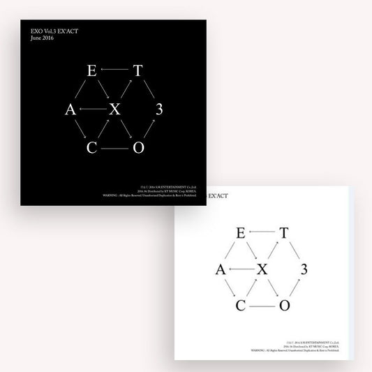(ONE) EXO - EXACT Regular 3rd Album MONSTER