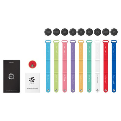 New (One) TWICE - 02 LIGHT BAND CUSTOM KIT : 5TH ANNIVERSARY MD | اختار سير الساعه اللون الي اعجبك وهديه اسم شخصيه مفضله لك بالفرقه لتضعها وسط الساعه