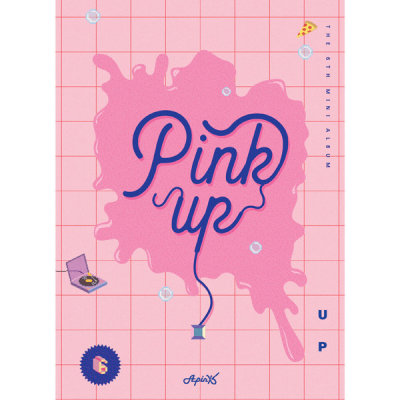 البوم بنك عدد اثنين اختار مع بوستر | (ONE) APINK Pink Up 6th mini Album Five CD(B ver.)(A ver)with poster