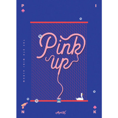 البوم بنك عدد اثنين اختار مع بوستر | (ONE) APINK Pink Up 6th mini Album Five CD(B ver.)(A ver)with poster