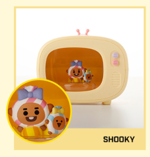 جهاز ملطف جو لاسلكي موديل على شكل تلفزيون بالالوان متعدده | (ONE) BT21 - TV Model Wireless Humidifier