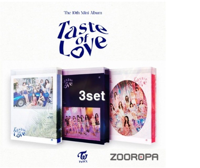 البوم توايس راندوم تيست لوف | (ONE) TWICE - Taste of Love 10th Mini Album