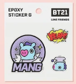 واحد - بي تي 21 ستيكر ايبوكسي جي | (ONE) BT21 - Epoxy Sticker G