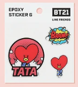 واحد - بي تي 21 ستيكر ايبوكسي جي | (ONE) BT21 - Epoxy Sticker G