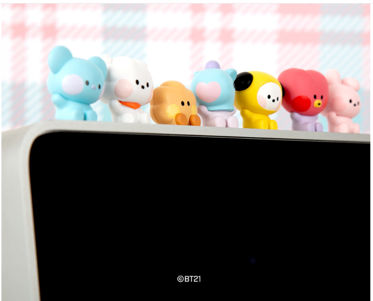 واحد- بتس فكر زين كمبيوترك او غرفتك اختار | (ONE) BT21_ Leuze minini monitor figure