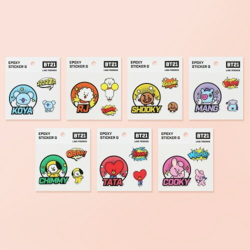 BT21 - Epoxy Sticker - G| اخترنا لك استيكارات اختار