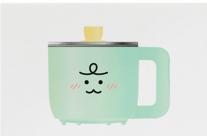 واحد -كاكاو فريند -جوردي طباخ متعدد الاستعمال اندومي حار وانت تشاهد برنامجك مفضل كهربائي | (ONE) KAKAO FRIENDS - Jordi Multi Cooker