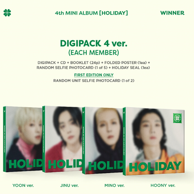 [WINNER|وينر] {Kpop} (SET) WINNER - HOLIDAY 4th Mini Album (DIGIPACK ver.)