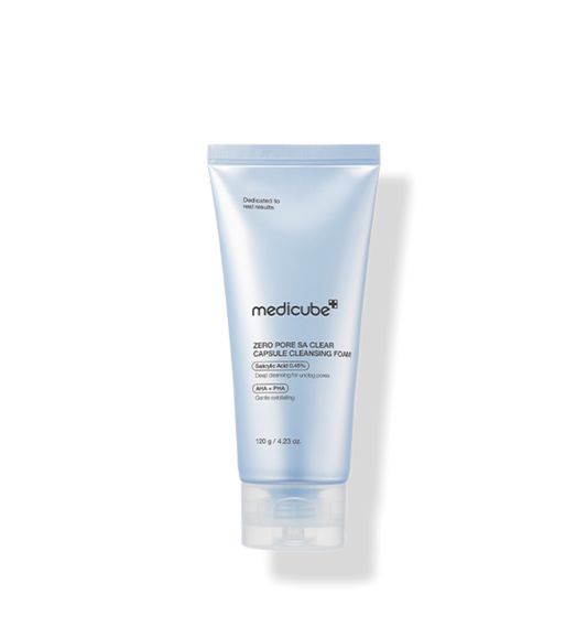 [Care | العناية] (One) Medicube Zero Pore Clearing Capsule Foam Cleanser | ميديكيوب غسول الرغوة الكبسولي زيرو بور