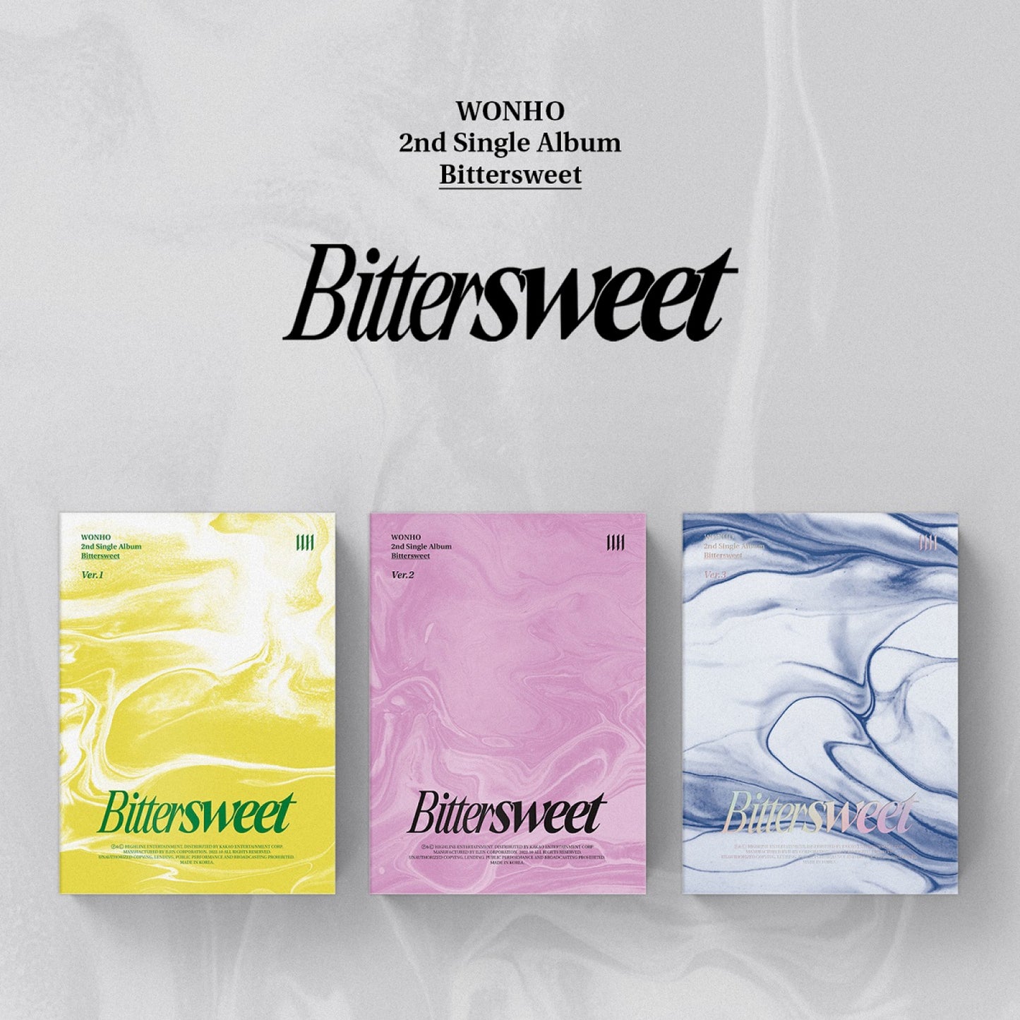 (ONE) WINNER WONHO - Bittersweet / 2th SINGLE ALBUM