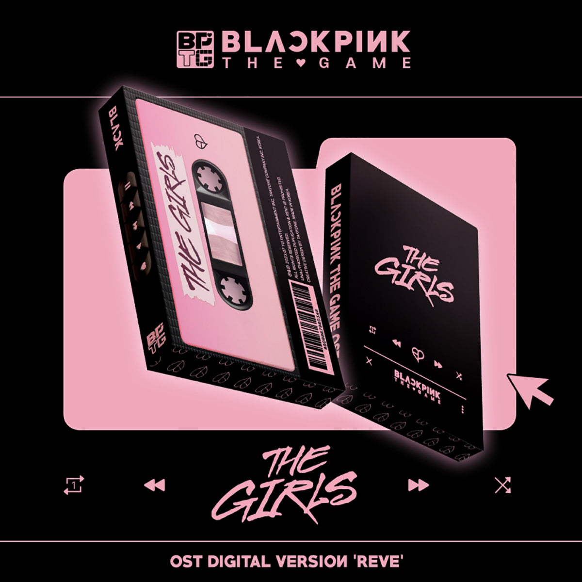 [Blackpink|بلاكبينك] (ONE) BLACKPINK - BLACKPINK THE GAME OST [THE GIRLS] Reve ver. (DIGITAL VERSION) (BLACK ver.)