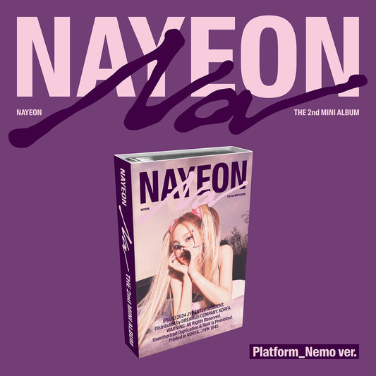 (ONE) TWICE -  NAYEON - NA / 2ND MINI ALBUM (Platform_Nemo ver.)