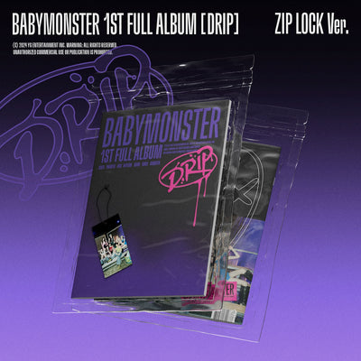 [BABYMONSTER|بيبي مونستر] {Kpop} (ONE) BABYMONSTER - DRIP / 1st FULL ALBUM (ZIP LOCK Ver.)