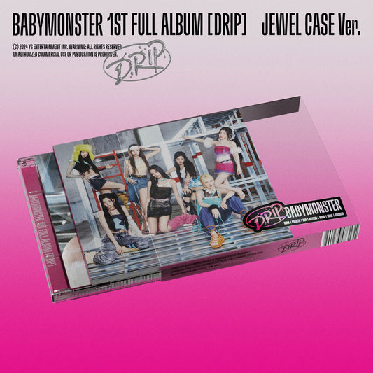 (ONE) BABYMONSTER - DRIP / 1st FULL ALBUM (JEWEL CASE Ver.)