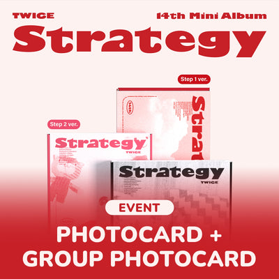 [Twice|توايس] {Kpop} (SET) TWICE - STRATEGY / 14th mini-album (3 sets)