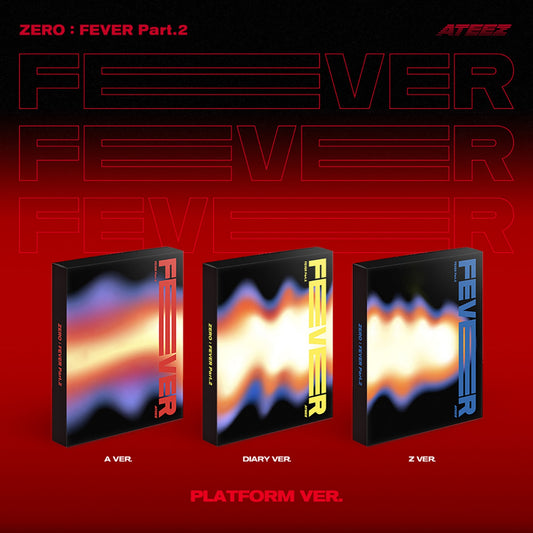 (SET) ATEEZ - ZERO : FEVER Part.2 (Platform ver.) (3-piece set)