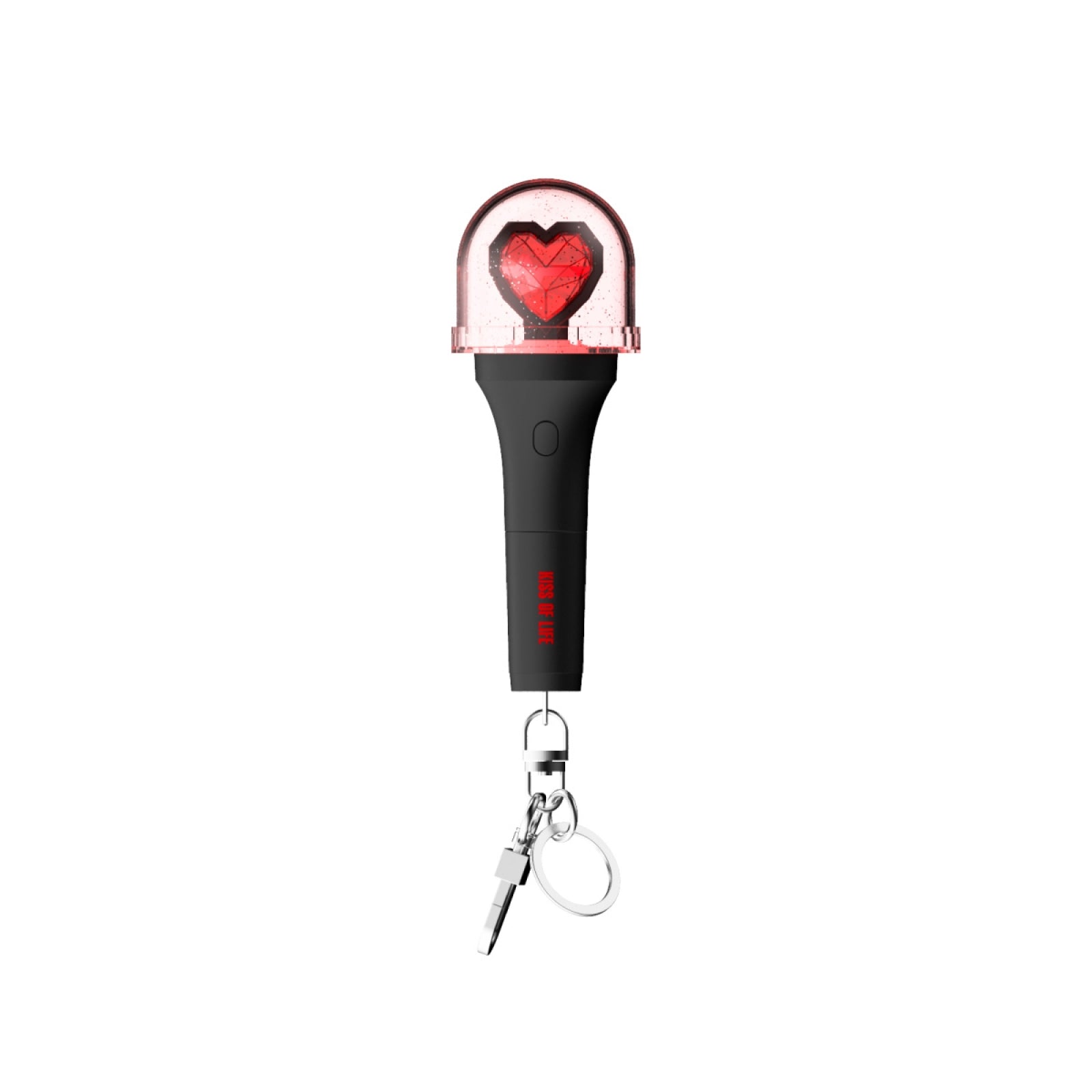 (ONE) LIGHT STICKS KISS OF LIFE - 01 OFFICIAL MINI LIGHT KEYRING / 1ST WORLD TOUR [KISS ROAD] SEOUL ENCORE OFFICIAL MD