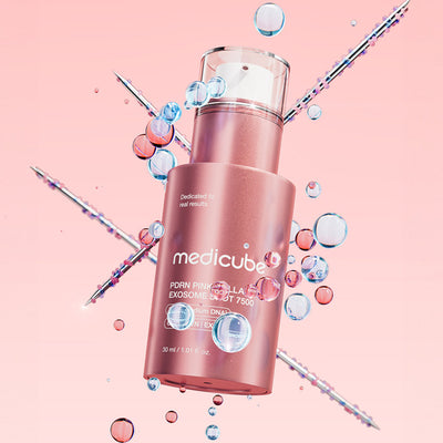 [Care|العناية] (ONE) Medicube PDRN Pink Collagen Exosome Serum 7500 | واحد - سيروم الوردي بالكولاجين والإكسوسوم من سمك السلمون يدخل مباشرة في المسام ويتم تطبيقه كمعزز للبشرة لإذابة آثار الشوائب