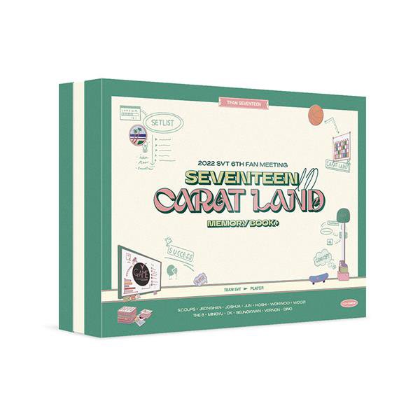[Seventeen|سفنتين] (ONE) SEVENTEEN - 2022 SVT 6TH FAN MEETING [SEVENTEEN in CARAT LAND] MEMORY BOOK+DVD (Special)