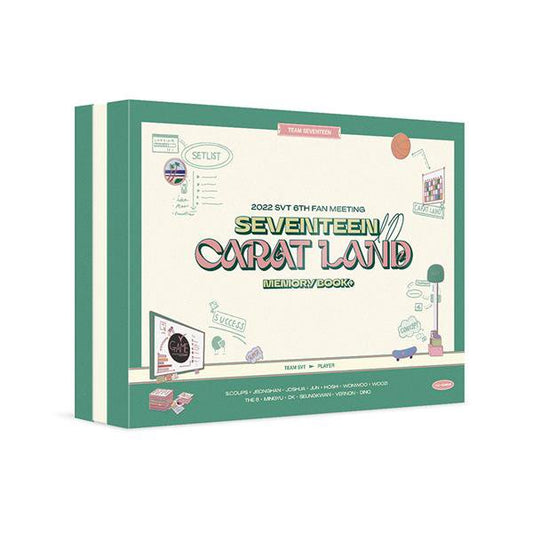 (ONE) SEVENTEEN - 2022 SVT 6TH FAN MEETING [SEVENTEEN in CARAT LAND] MEMORY BOOK+DVD (Special)